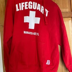 Red Lifeguard Hoodie